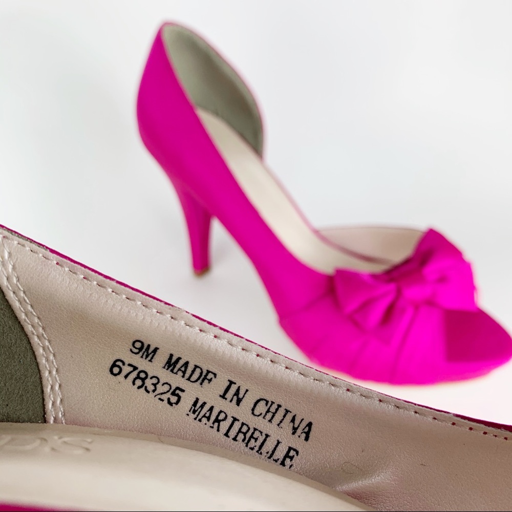 *SOLD*David's Bridal Maribelle Satin Pumps SZ1-779 - Picture 9 of 9